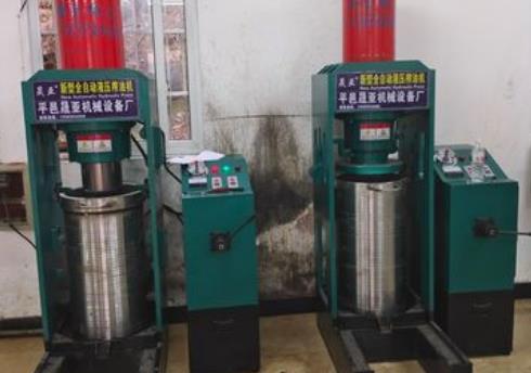 液压榨油机的使用操作步骤